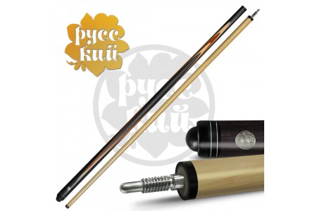 Кий "Практик 6 запилов" 2 РС,  черный граб/падук(РК)